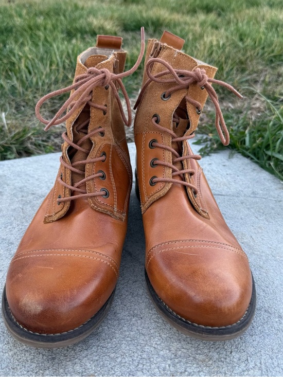 Tara M Shoes - Tara M Lena Brown Leather Ankle Boots 41